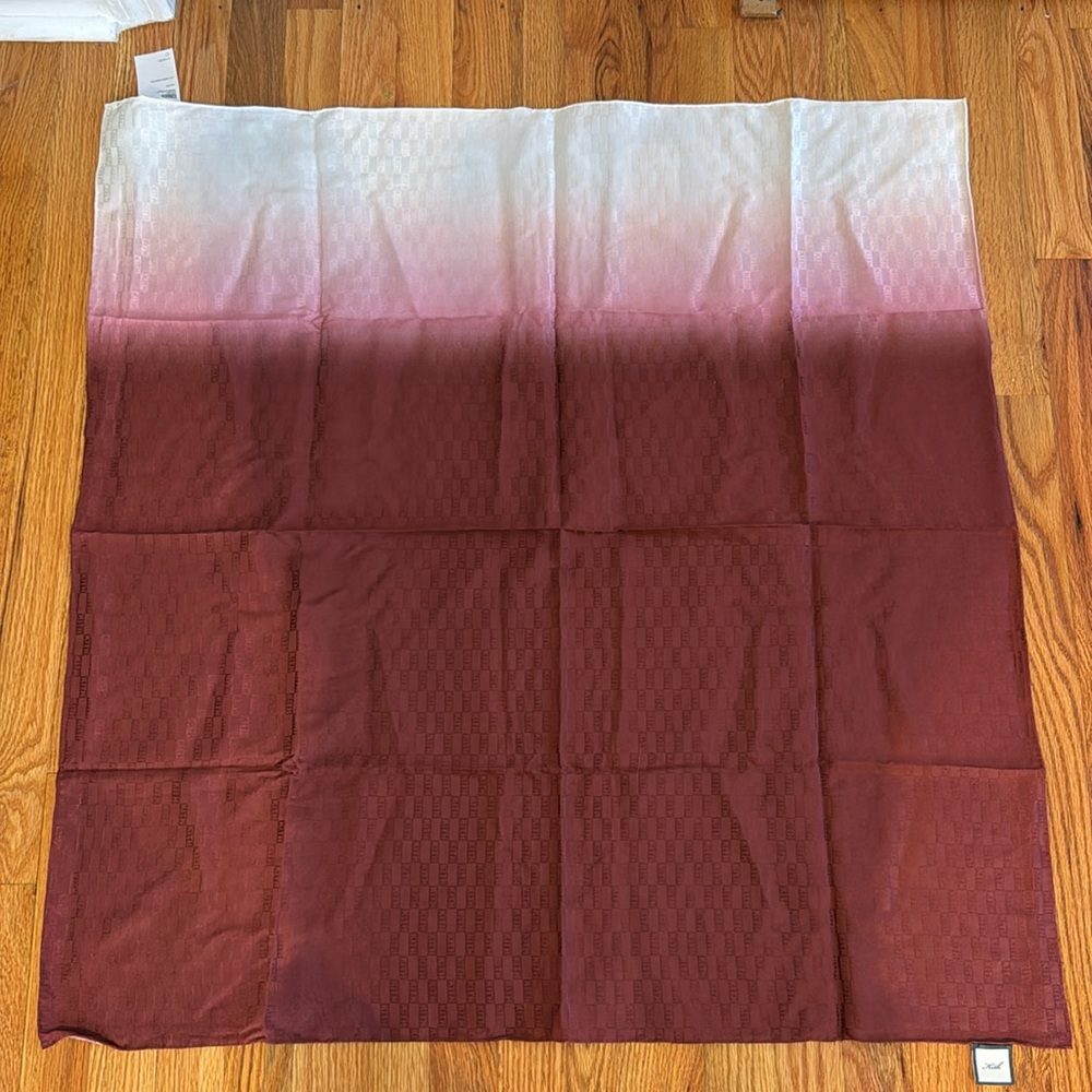 Square Kith Monogram Ombré Scarf NEW